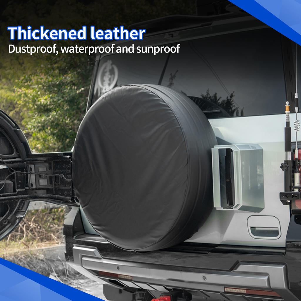 For BYD Leopard 8 2025+ Leather Spare Tire Cover Waterproof Spare Tire Protection Cover For Denza B8 2025 Car Accessories
