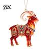 Durable Acrylic Collection 2D Goat Christmas Tree Pendant, Keychain Bag Charm, Cute Sheep Rearview Decorative Home Decoration Mirror Hanging Ornament
