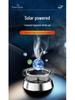 Solar Aromatherapy Planet Console Car Ornament with Long-Lasting Fragrance