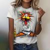 Women's Kawaii Funny Animal Graphic T Shirts Casual Oversize Short Sleeve Top Female Fashion Clothing Ladies
