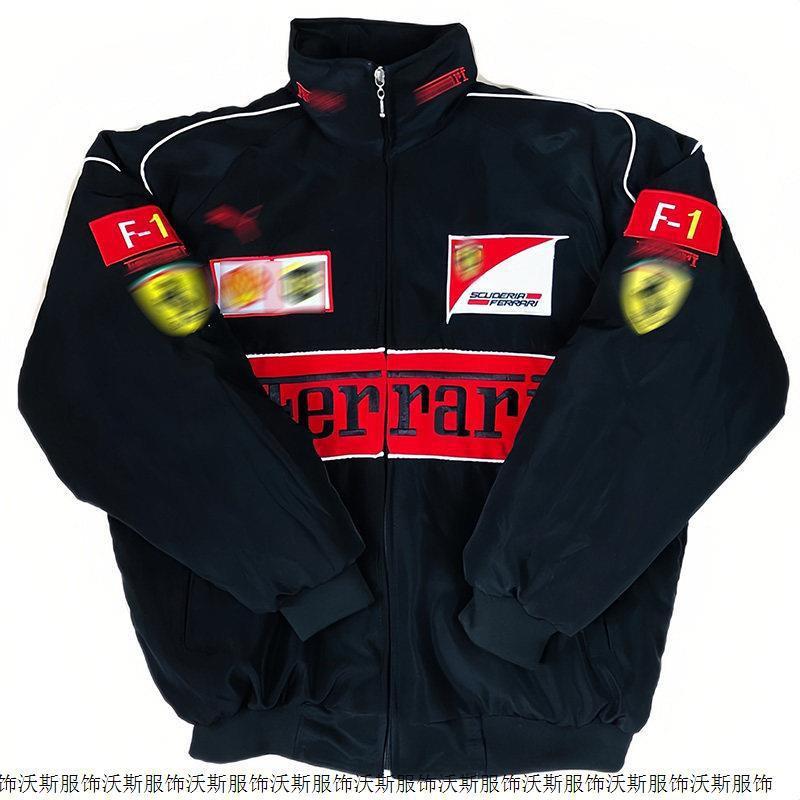 Men Women Vintage Racing Style Windproof Cycling Jacket Lightweight Embroidered Motorcycle Riding Outerwear