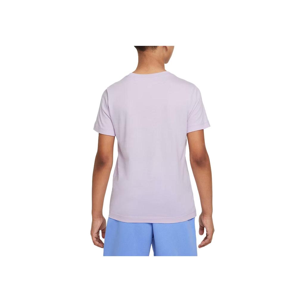 Nike Fashion Comfortable Trendy Simple Short Sleeve T-Shirt Kids Tops Light-Purple HQ3227-537