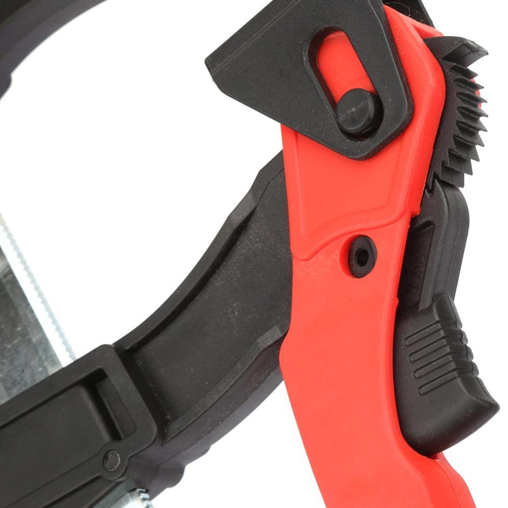 90x300mm Quick Ratchet Clamps High Durability 150mm Outer Diameter Woodworking Bar Clips Carbon Steel DIY Hand Tools Woodworking
