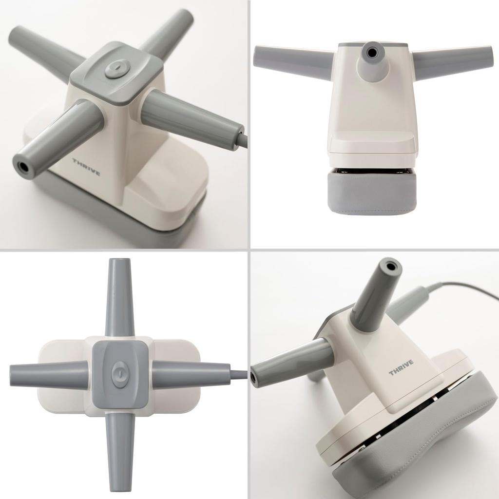 Slive Massager To Hold with a Large Vibration Pad for Powerful Massage of Stiff White Regulated Medical Device "Easy Cross-shaped Handle, Muscles"