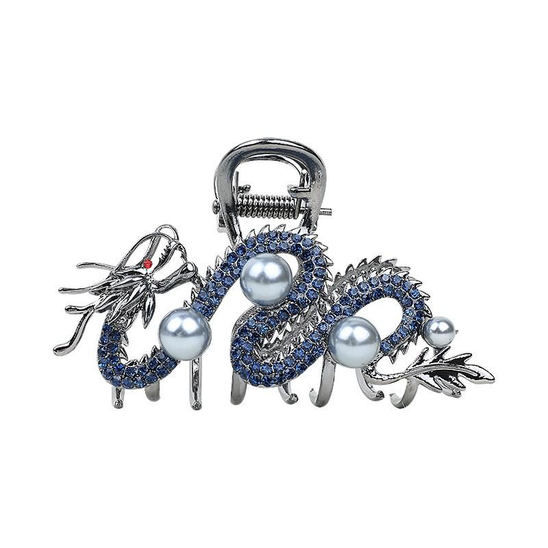 

Заколка для волос для женщин, заколка для волос со стразами, винтажная заколка для волос, заколка для волос для девочек синий