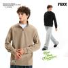 Fingercroxxit Unisex Half-Zip Mock Neck Fleece Long Sleeve Top