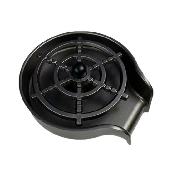 Küchenspüle, Glasspüler, Hochdruck, leistungsstarke Sprühdüsen, freihändige Bedienung, 360-Grad-drehbarer Tassenspüler, Spülbeckenaufsatz