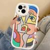 Picasso Abstract Art Phone Cover For IPhone 11 12 13 14 15 16 Pro Max Mini Plus Soft Leather Case