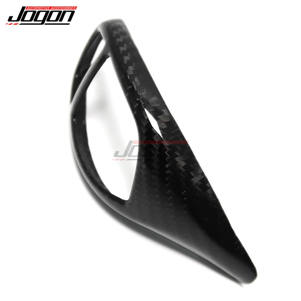 Carbon Fiber for BMW F20 F22 F21 F30 F32 F33 F36 F06 F12 F13 X5 F15 X6 F16 Car Gear Shift Knob Cover Sticker Panel Trim