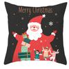 New Christmas Snowman Pillowcase Christmas Illustration Home Cushion Cover