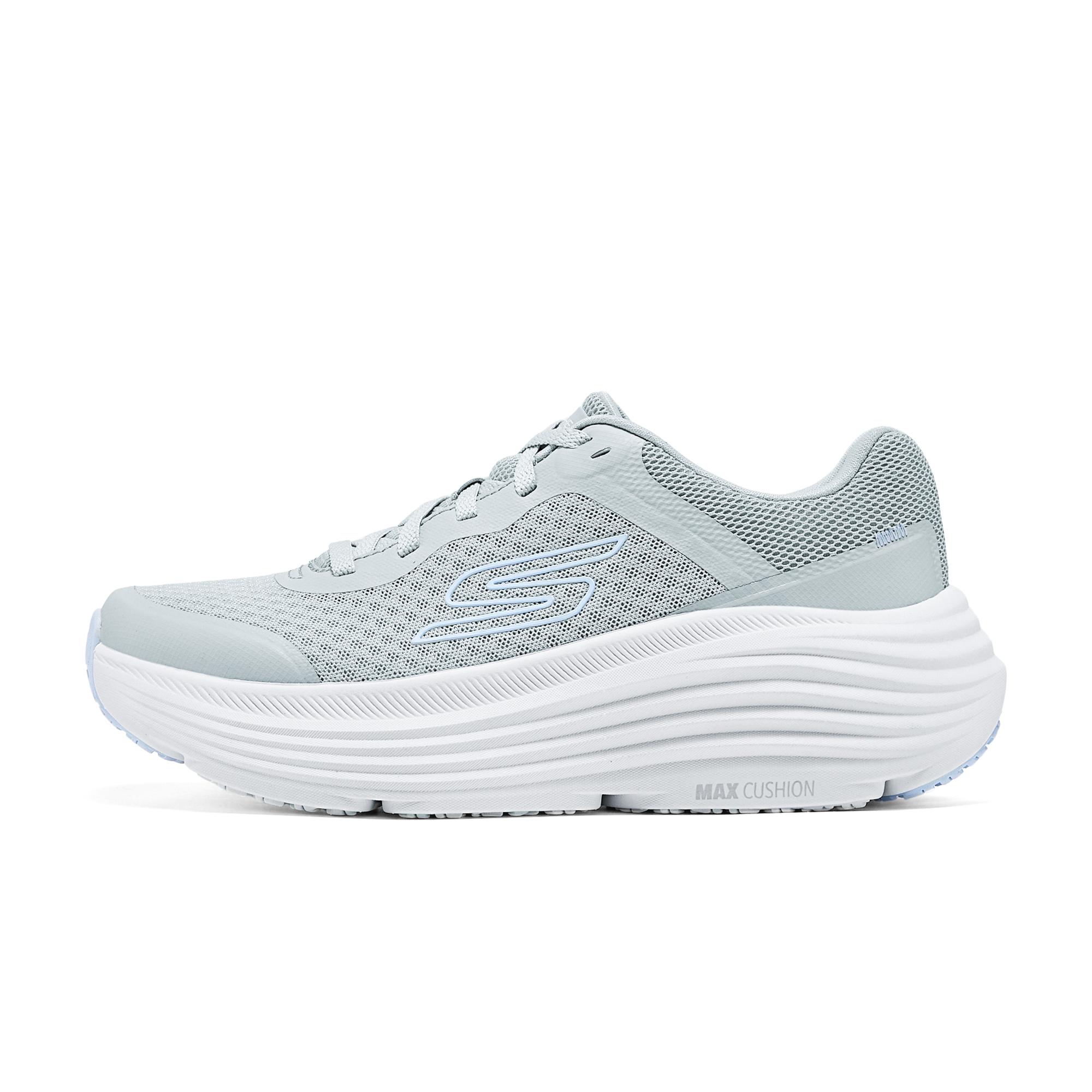 Skechers Sgo Series Comfortable Lightweight Shock Absorbing Durable Breathable Supportive Balance Anti-Tipping Casual Running Shoes 129470-LTGY 35
