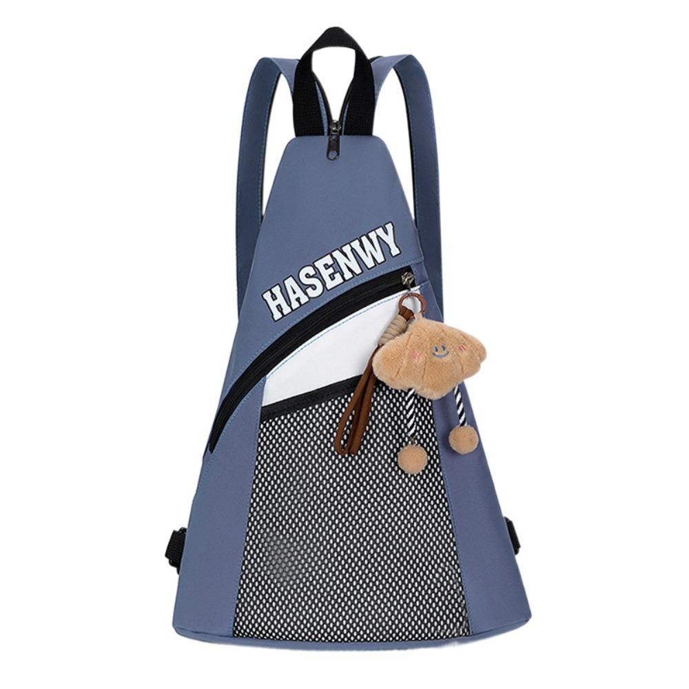 Multifunctional Triangular Backpack Large Capacity Single Daypack Cute Crossbody Bag  Girls