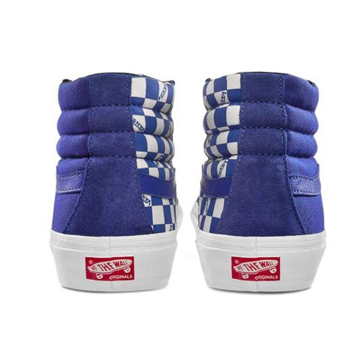 Vans Styl 138 OG LX Boty na skateboard s vysokým svrškem Modrá šachovnice Unisex tenisky VN0A3DP9VQD