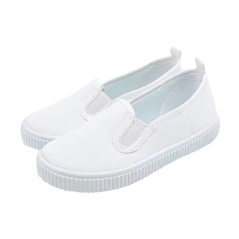 

Весенние новые парусиновые туфли детские детские белые туфли туфли для выступлений танцевальные туфли одноклассники детские белые туфли 20 inner length about 15cm