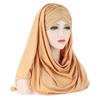 Muslim Women Long Scarf Pull On Ready Wear Instant Hijab Chemo Cap One Piece Amira Head Wrap Turban Femme Shawl Bandanas Scarves