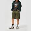 Li Ning Badfive Tactical Letter Print Casual Loose Round Neck Short Sleeve T-Shirt Men Tops Dark-Gray AHSU431-6