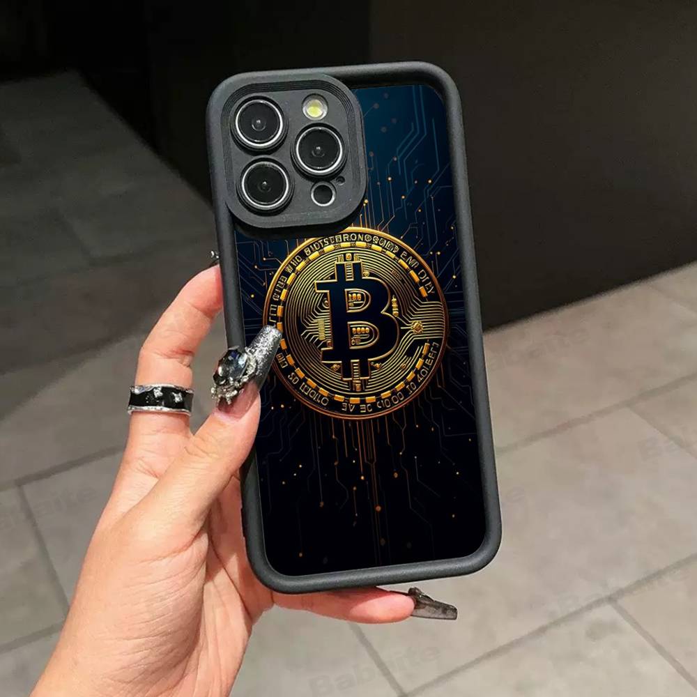 Bitcoin Silicone Phone Case For IPhone 17 Pro Max 16 15 14 13 12 11 Plus 17 Air