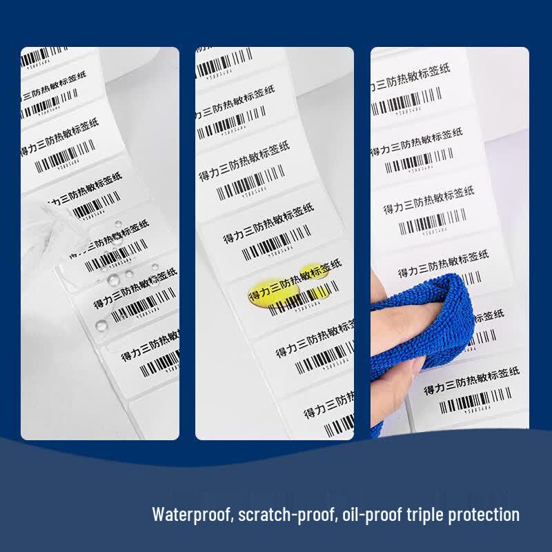 Deli Three-Proof Thermal Label Paper