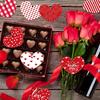 24pcs Rustic Heart Ornaments, Wooden Hearts, Red Pink White for Christmas & Valentine’s Decor, Hanging Home Wall Decoration