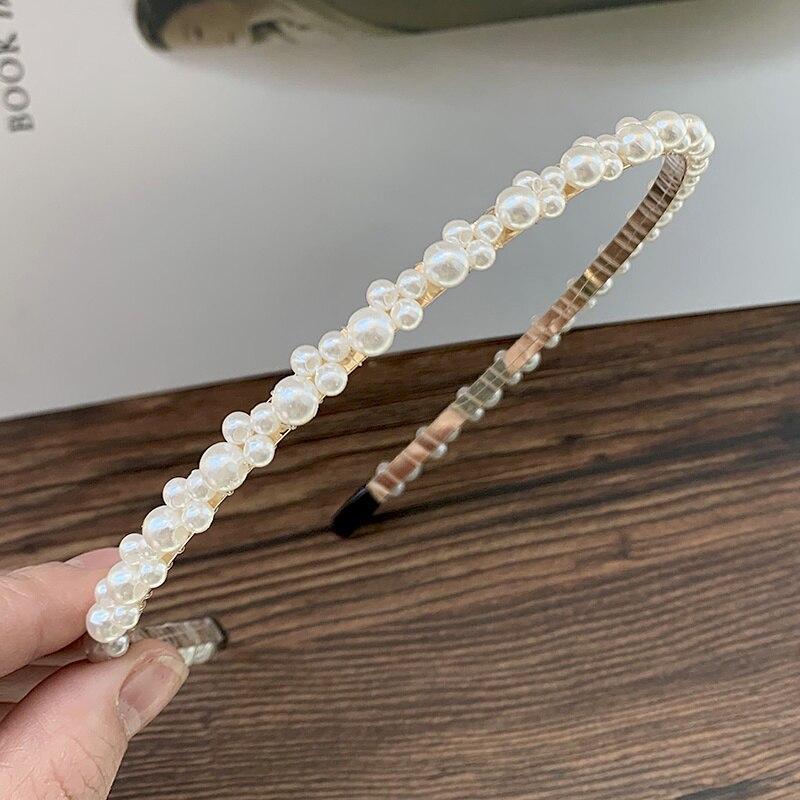 Large Ivory Full Pearl Headbands Trendy Women Hairbands Girl new Luxury Fas A3K8 Large Ivory Full Pearl Headbands Trendy Women Hairbands Girl new Luxury Fas A3K8
