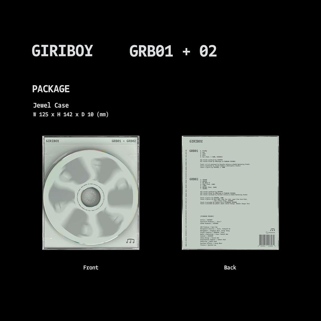 GIRIBOY - EP [GRB01 + GRB02] Album