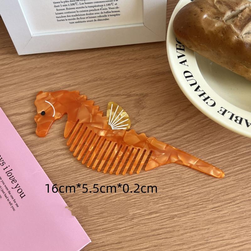1PC Cute Creative Cartoon Anti-static Acetate Hair Comb Lovely Hair Care Hairdressing Combs Head Massage Hairbrush Tool Accessor