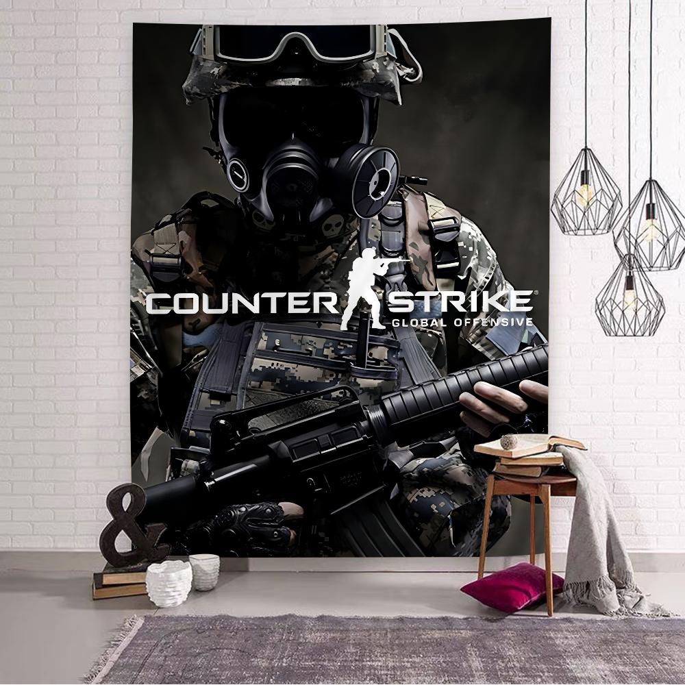 CounterStrike CS 2 Tapices Hippies para Colgar en la Pared Tapices de Pared Bohemios Mandala Decoración del Hogar INS