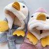 Pinguino Carino Bambino Tuta Sciarpa Cappello 1-4 anni Bambini Caldo Copricapo Berretto Cartone Animato Bambini Peluche Protezione Orecchie Cappello Invernali Berretti