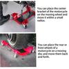 Motorcycle Repair Mover Steel Plate Moto Moving Bearing Tool Universal Wheel Moving Wheel,Maximum Load 300 Kg
