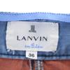 LANVIN en Bleu made in Japan stretch Straight denim pants 36 Women Used