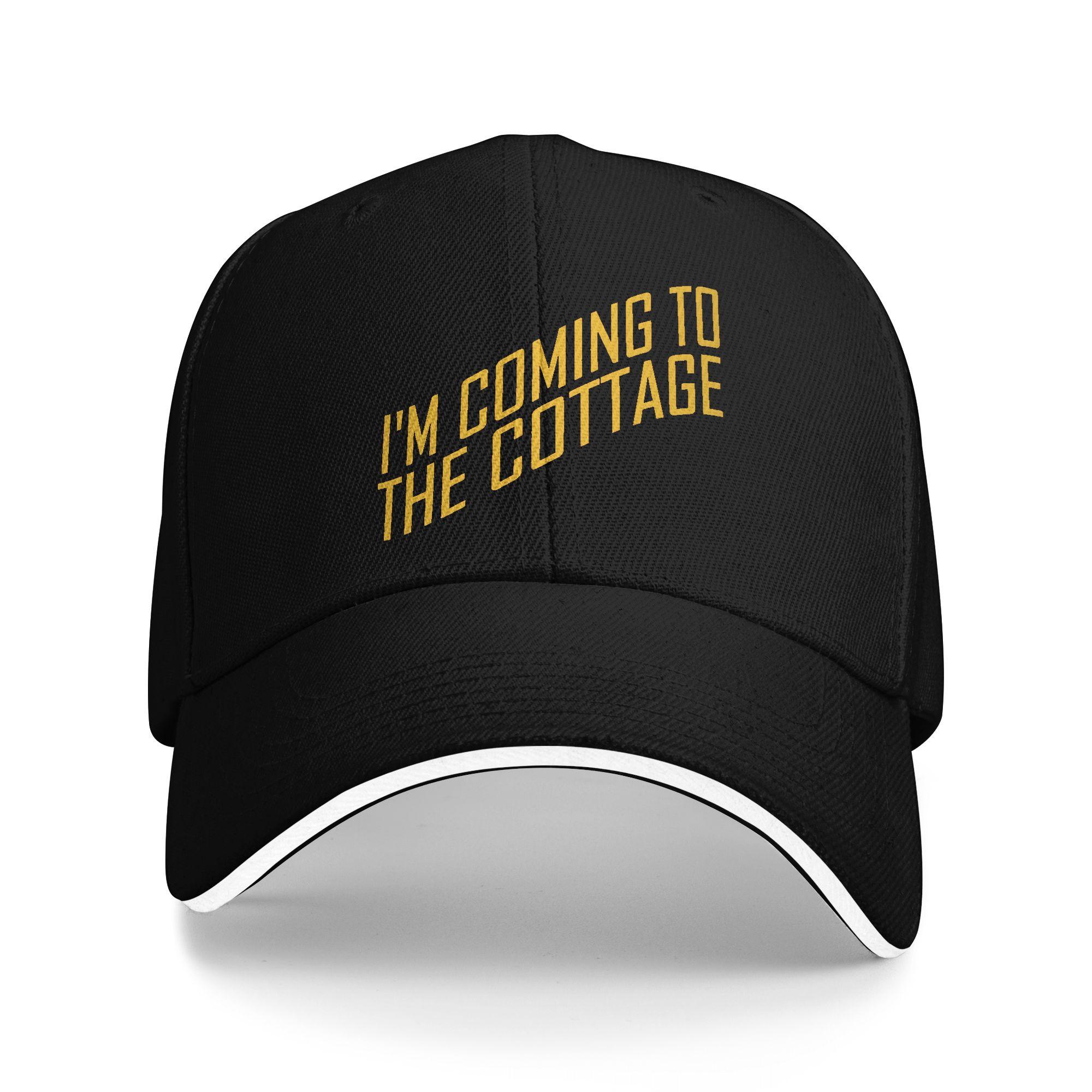 

I m Coming To The Cottage Casual Baseball Cap Outdoor Sports Trucker Hat Summer Sun Unisex Men Streetwear Baseball Caps As Picture чёрный