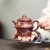Chinese Yixing Purple Clay Teapot Handmade Bamboo Joint Shape Tea Pot Creative Beauty Kettle Household Zisha Tea Set 130ml