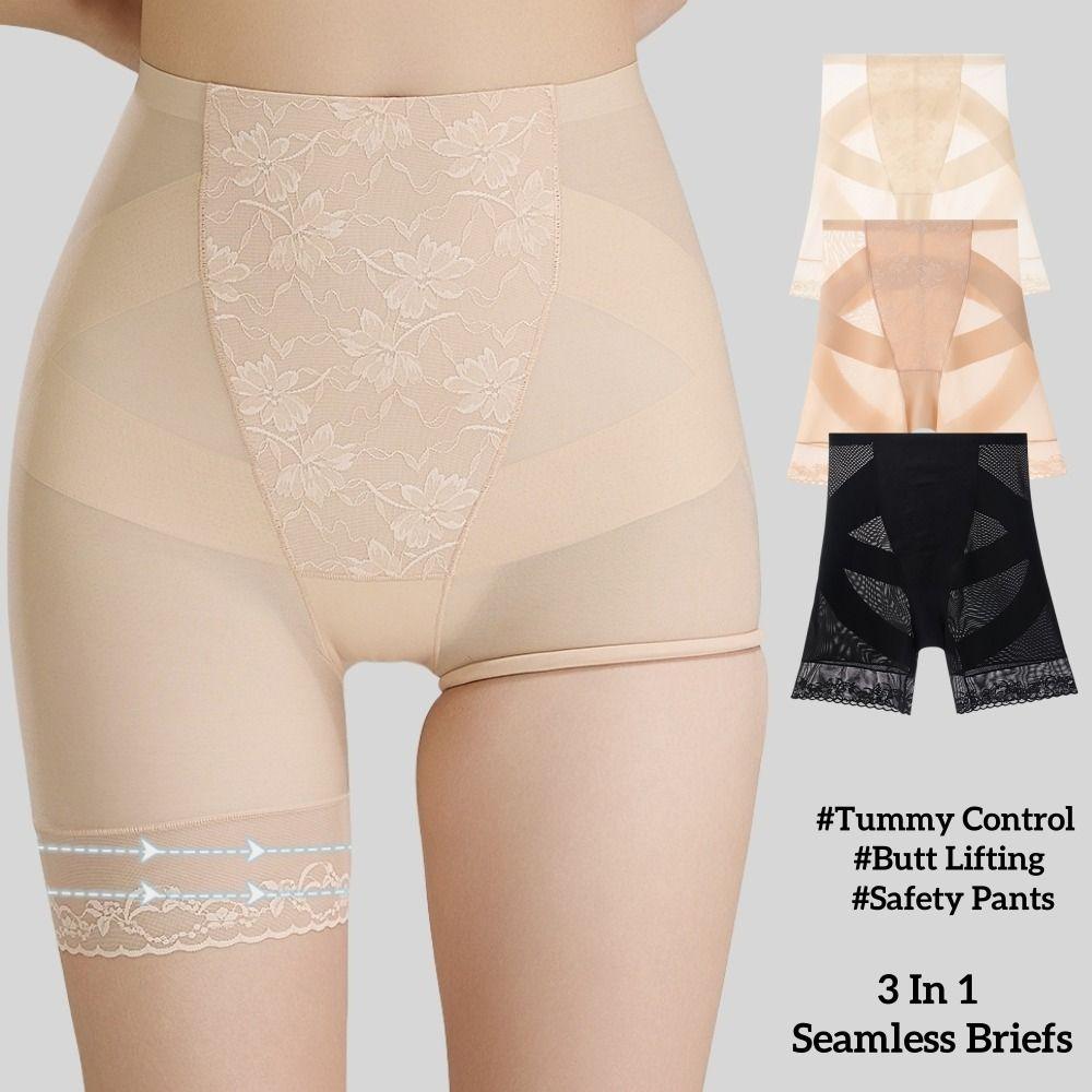 

Shapers Butt Lifting Panties Belly Contracting Seamless Underwear Tummy Control Shapewear Ladies XXL шампанського