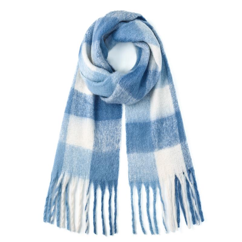 Korean Style Winter Thick Warm Scarf Women Cashmere Shawl and Wraps Pashmina Neckerchief Bufanda Female Long Tessel Echarpe 2025