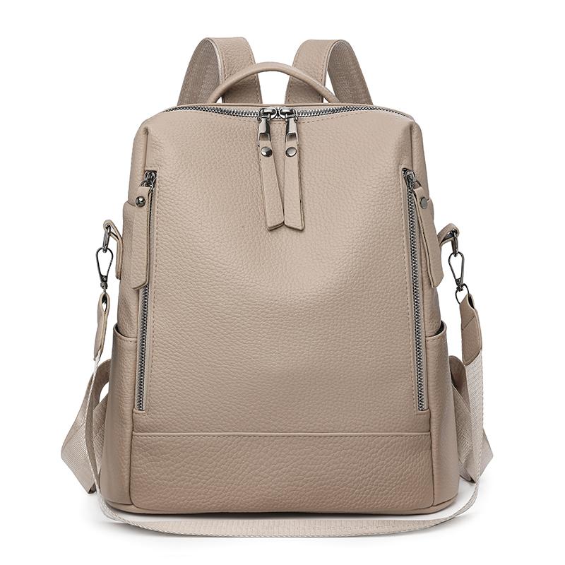 Fashion Ladies Faux Leather Backpack Purse Convertible to Shoulder Bag Water Resistant School Backpack Women's Tote Handbag Gift