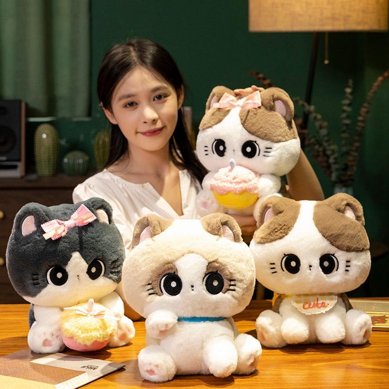 Doll Plush Toy Doll Magic Cat Cute Anime Peripheral Kitten Gift Cartoon Doll Children's Pillow