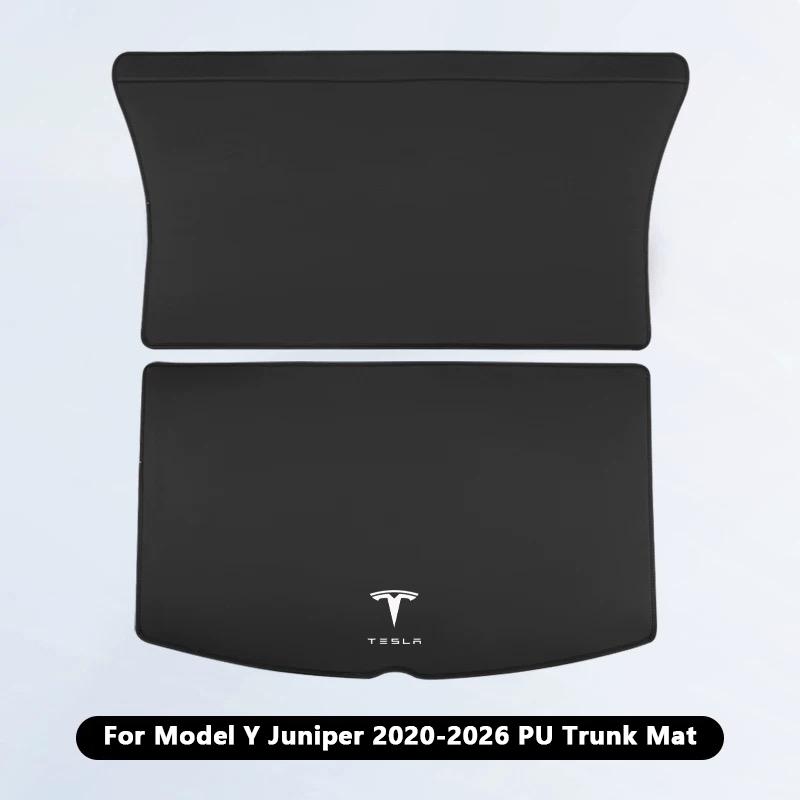 AAAIT1 For Tesla Model Y Juniper Model 3 Highland 2017-2026 Trunk Mat Full Coverage Seat Backrest Protective Cargo Liner Anti Dirty Pad
