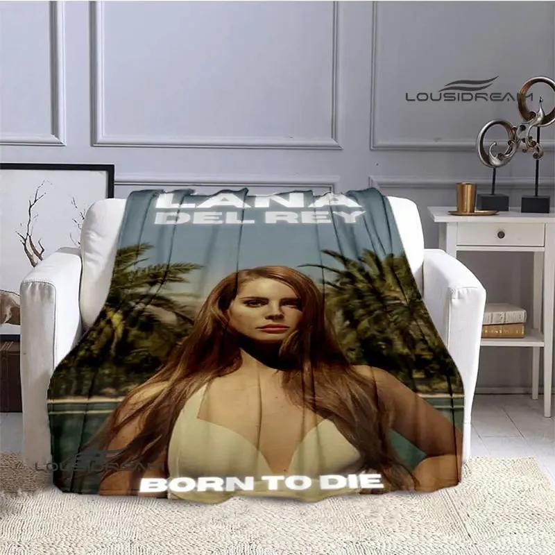 Lana Del Rey Coperta stampata sottile Morbida e confortevole Coperta per casa, viaggio, biancheria da letto regalo di compleanno