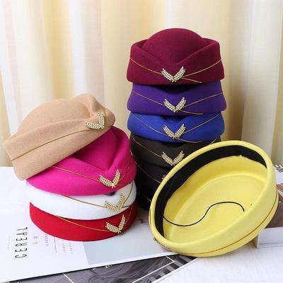 Wool Beret: Flight Attendant, Band & Hotel Staff Hat