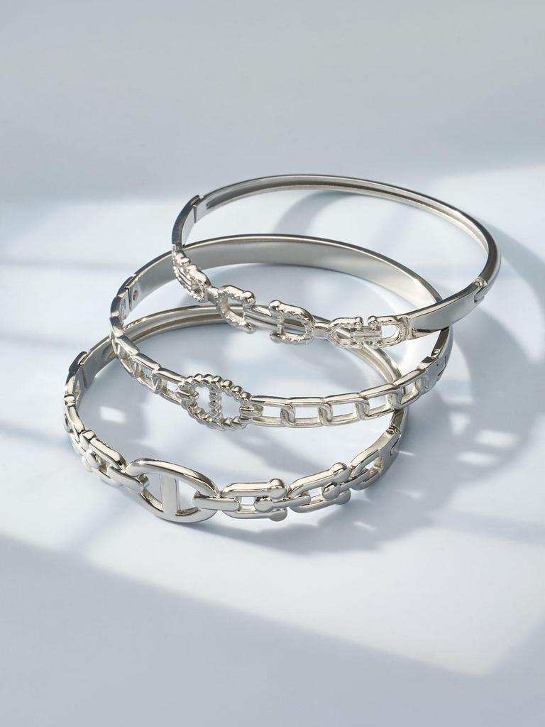 18K Gold Plated Horseshoe Buckle Bracelet for Women, 316L Stainless Steel, Colorfast, Simple and Elegant Design.