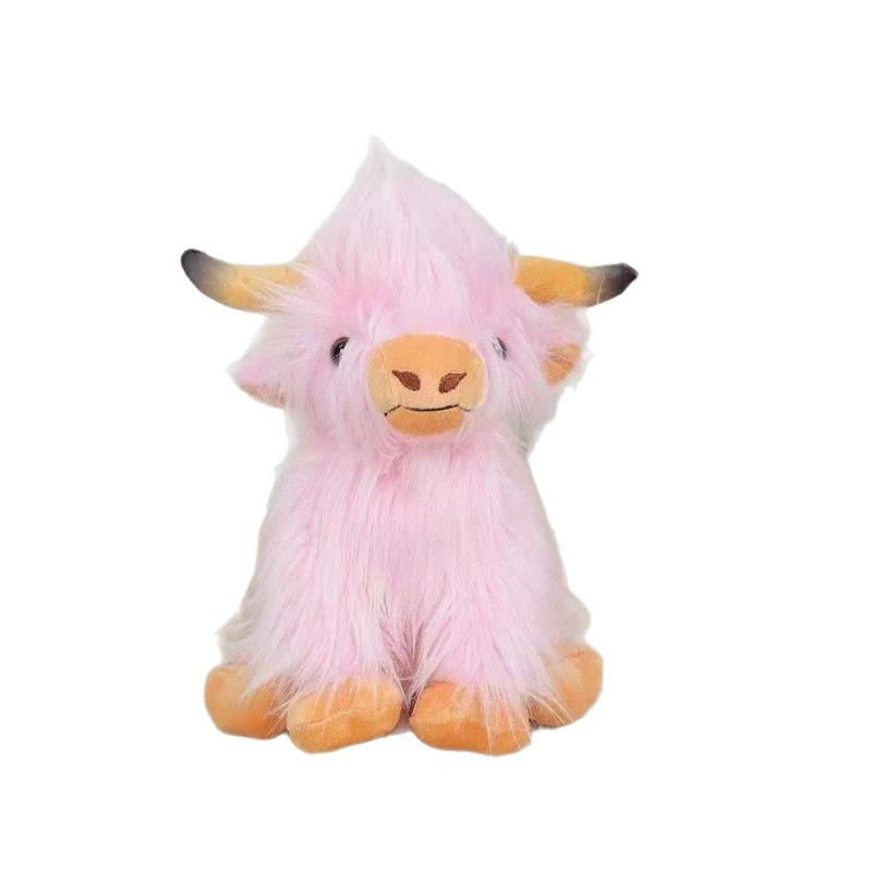 Hochlandkuh Langer Plüsch Beruhigende Schlafpuppe – Süßes Geschenk auf Lager