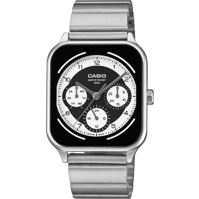 Casio Standard Round Rectangle 24-Hour Multifunction Analog Men s Watch MTP-M307D-1BV Black