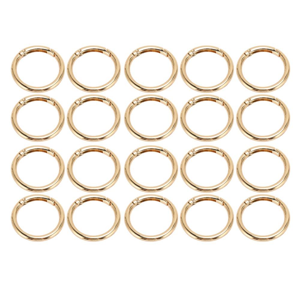 20pcs Gold Spring Buckles Silver Spring Clasps Jewelry Tools Snap Hooks  Shoulder Bag
