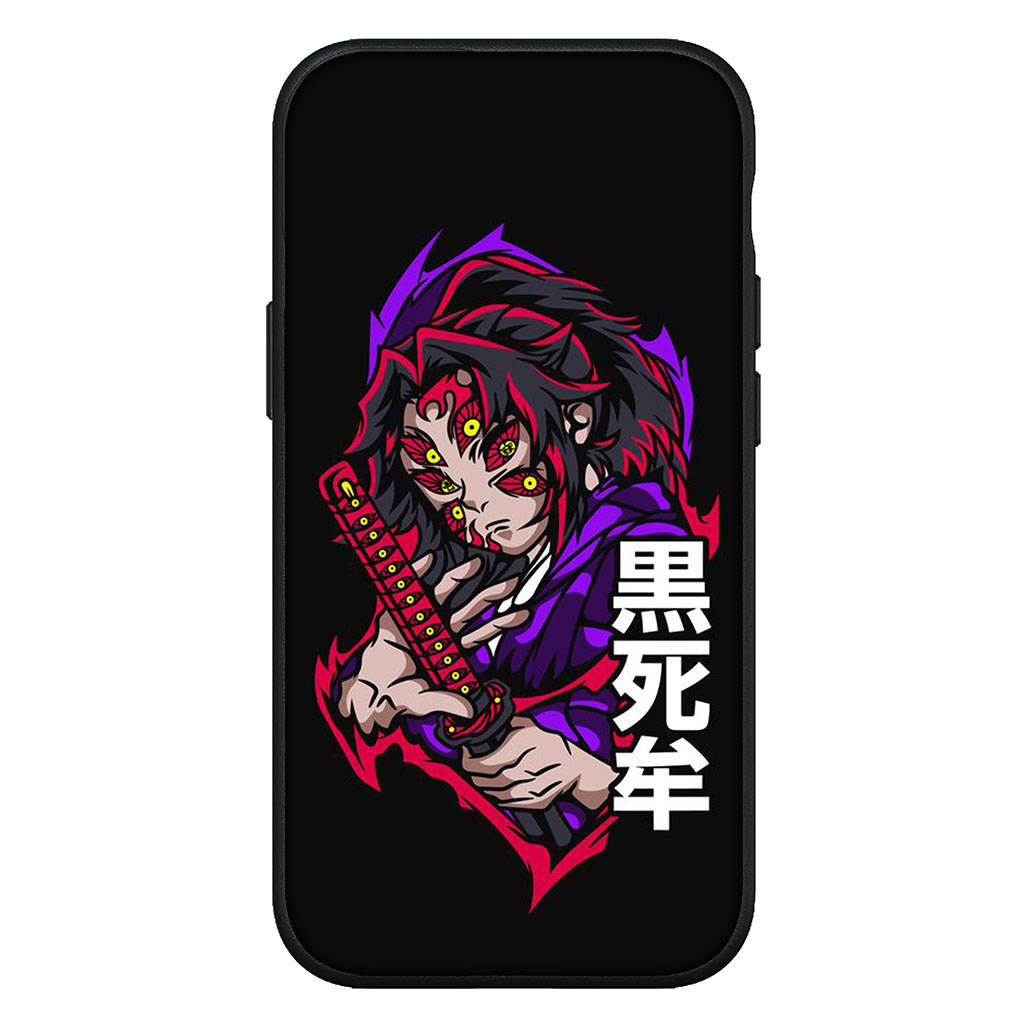 For iPhone 15 14 Xiaomi Redmi Note 13 12 11 Pro Max X 8 7 XR Samsung Galaxy A24 A15 A05 S24 S23 Huawei OPPO A38 Kokushibo Demon Slayer Phone Case