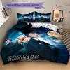 Custom Name Cartoon Harryl Bedding 3 Piece Set HD Print Duvet Cover Pillowcases for Teens Adult Bedroom Decoration