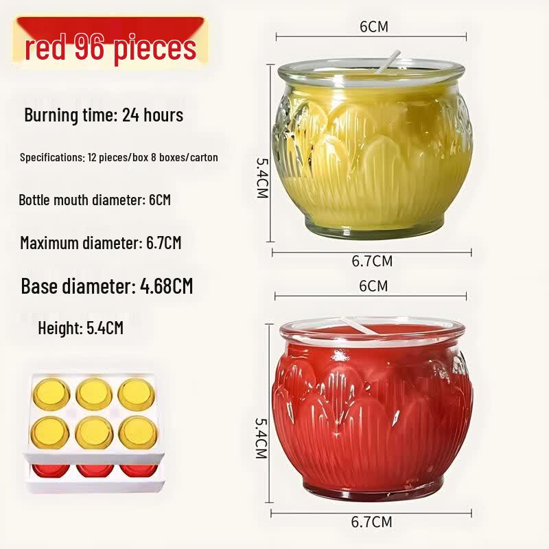 LIEI Lotus Glass Oil Lamp