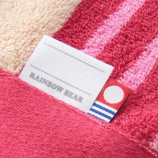 Rainbow Bear Exciting Bath Towel Pink
