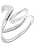 Calvin Klein Original design stainless steel ring women's steel 20855519 35000751-Steel color D