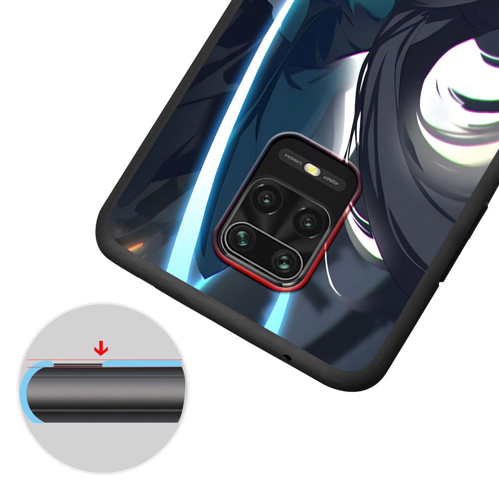Hoshimi Miyabi Zenless Zone Zero Case for Xiaomi Redmi 10A 10C 9C 12C 9A 9i 10 12 9 Prime 9T K40 Pro Black Soft TPU Phone Cover