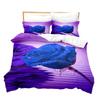 3D Digital Printing Three-Piece Quilt Cover Pillowcase Bed Sheet Quilt Cover Rose Bedding